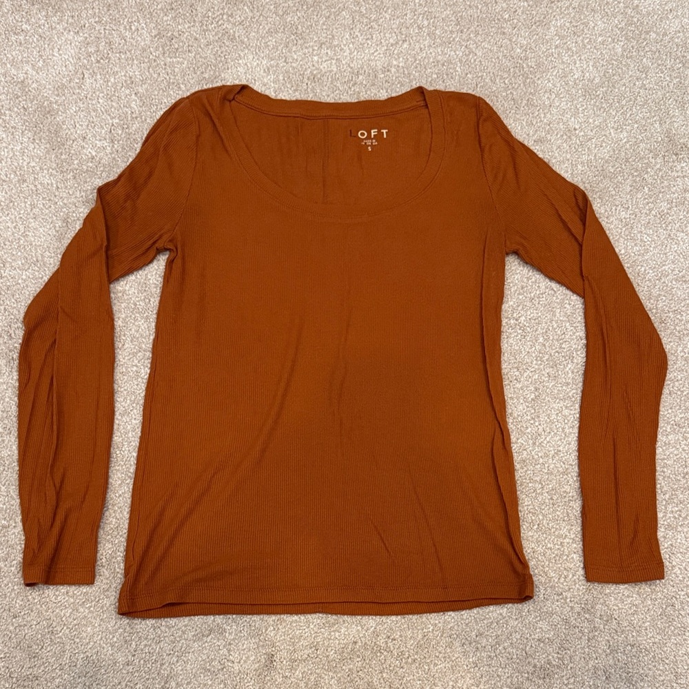 Loft ribbed long sleeve